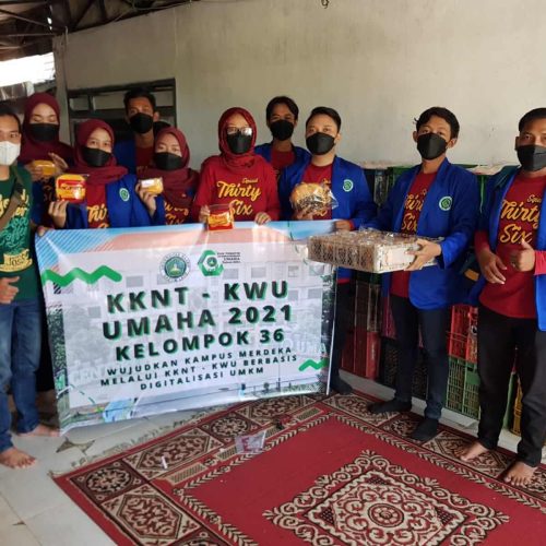 Mahasiswa KKNT – KWU UMAHA 2021 Kelompok 36 Gandeng Mitra “Nafisya Bakery”