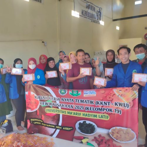 KKNT UMAHA KELOMPOK 19 UMKM Makaroni New Asep