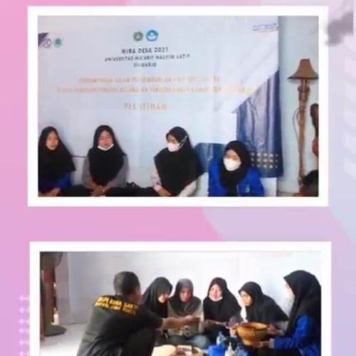 Tim Wira Desa UMAHA 2021 Beri Pelatihan Shopee dan Instagram pada Usaha Pengrajin Bambu dan Pembuatan Sofa