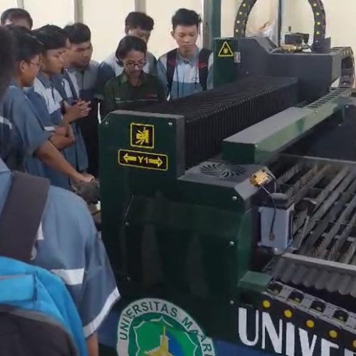 Wujudkan Kampus Berdampak, UMAHA Ikutkan Siswa SMK YPM 1 Taman Workshop Manufaktur